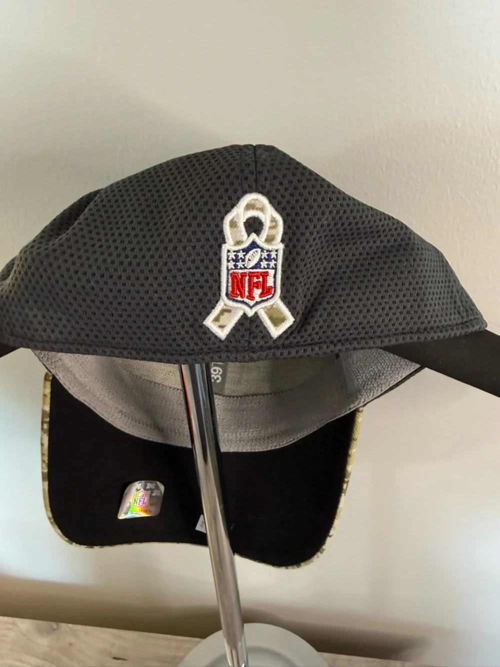 New Era Black and Tan Camo 39THIRTY Stretch Cap